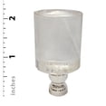 thumbnail image 4 of Royal Designs, Inc. Short Cylinder Finial for Lamp Shade, F-5038L-1, Clear, Single, 4 of 5