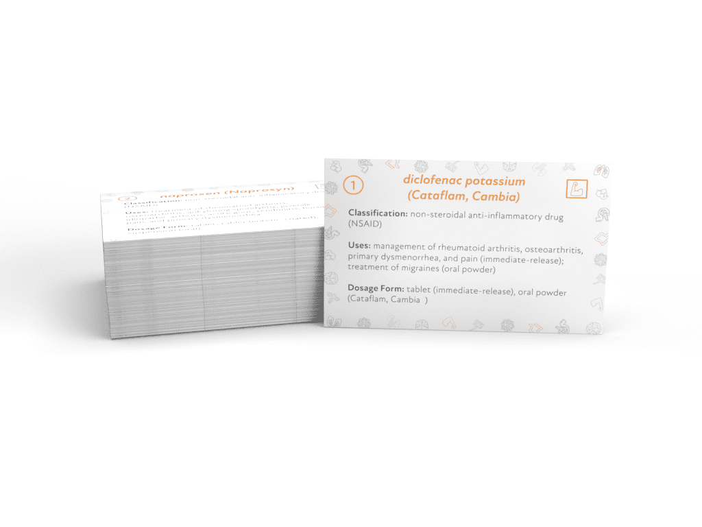 Pharmacology Flash Cards: Pharmacology Flashcards for Nursing and Medical Students for Study and Review [Full Color Note Cards]