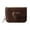 Brown, variant on QHUDLV Women Lightweight PU Leather Card Cute Heart Shaped Small Wallet Multi-Card Cash Card Travel Coi Magnetic