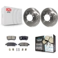 thumbnail image 1 of Transit Auto Rear Disc Brake Rotors and Ceramic Pads Kit for Car Mitsubishi Lancer Outlander K8T-101763, 1 of 11