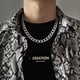 thumbnail image 5 of Collar de acero de titanio, cadena cubana de hip-hop de moda, cadena de suéter de estudiante, cadena de clavícula de pareja, 5 of 5