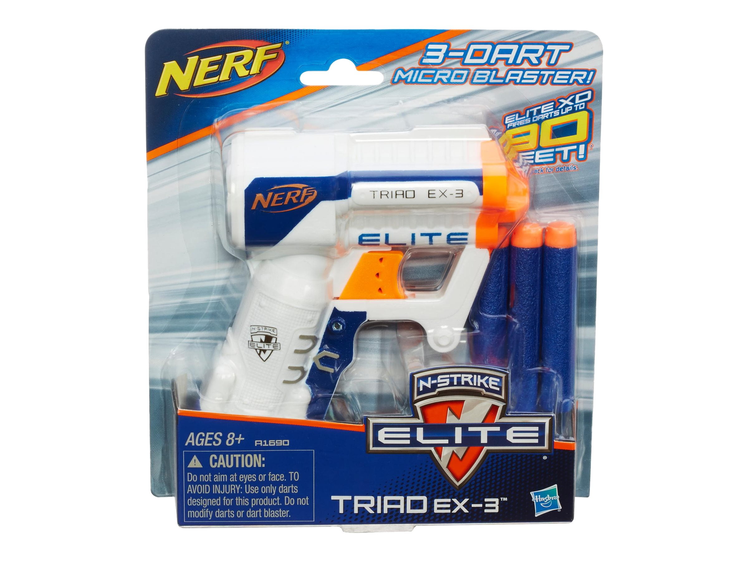 Brand New NERF N-Strike Elite TRIAD EX-3 Dart BLASTER 