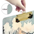 thumbnail image 6 of FORMRS Acrylic Clipboard with Low Profile Clip Standard A4 Letter Size, 12.5" x 9", Watercolor Mountatin, 6 of 8
