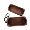 thumbnail image 3 of Estuches para auriculares con adorno de madera para mujeres y hombres, posición de carga reservada con hebilla, 3 of 9