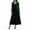 A-Green Velvet Dresses for Women, variant on NSLGXD Women Flowy Velvet Dresses Long Sleeve Crewneck High Waist Formal Holiday Dress Fall Fleece Party Swing Midi Dresses Blue S