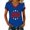 Blue#9527, variant on CONZONE Womens Usa 250Th Anniversary T-Shirts Short Sleeve July 4Th T Shirts for Women Casual Crew Neck Patriotic Usa Letter Graphic Lightweight Tees Soft Cozy Dailywear