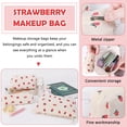 thumbnail image 3 of Set de bolsas de maquillaje Gocvo Checkered para niñas y mujeres Travel x3, 3 of 6