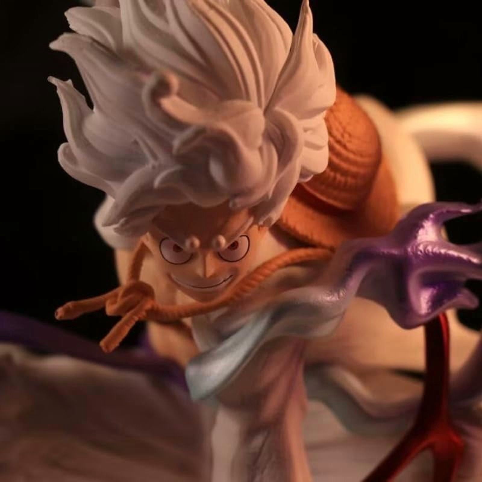 Luffy Figure Fighting Flame Nika Luffy 27cm/10.6inch Action Figures PVC Characters Collectible Handicrafts Souvenirs for Anime Fans Gifts
