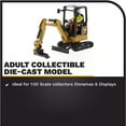 thumbnail image 3 of Diecast Masters 1:50 Caterpillar 301.7 CR Mini Hydraulic Excavator | High Line Series Cat Trucks & Construction Equipment | 1:50 Scale Model Diecast Collectible | Diecast Masters Model 85597, 3 of 8