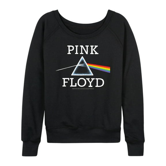Pink Floyd - The Dark Side Of The Moon Hand Drawn - Women's Lightweight French Terry Long Sleeve Shirt