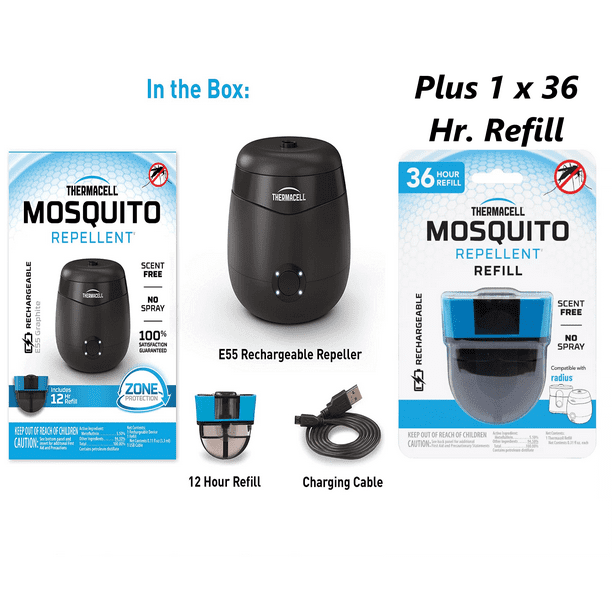 Thermacell Rechargeable Mosquito Repellent w/ 12 Hour Refill Included