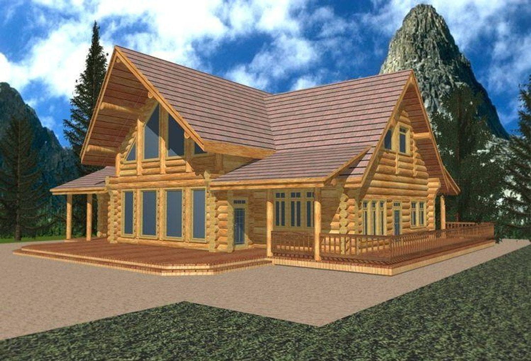 California Log Cabin Kits for Customizable Homes and Cabins, image size:1080x734