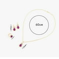 thumbnail image 5 of Xinyolin 3Pcs/Set Women Water Drop Bright Alloy Rhinestone - Pendant Necklace Earrings Ring Jewelry Set for Valentine Day, 5 of 8
