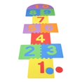 thumbnail image 1 of Count Hopscotch Rug Soft Carpet Children Floor Playing Crawling Game Rectangle Mat Home Decoration Foam Play Mat for Kids heqiyong toy, 1 of 2