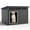 Black, variant on Dog House for Both Indoor and Outdoor with Weatherproof Roof Removable Floors for Medium to Large Dogs Interior Space (Gray, Medium(32.2 * 25.12 * 24.13''))