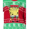 thumbnail image 3 of SpongeBob SquarePants Ugly Christmas Sweater Men's Reindeer Bob and Gary Knit Pullover, 3 of 6