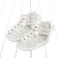 thumbnail image 2 of GERsome Soft Adorable Baby Shoes Baby Girls Cute Fashion Weave Hollow Out Bow Non-slip Soft Bottom Sandals, 2 of 9