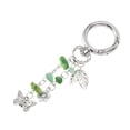 thumbnail image 6 of Unique Bargains 1 Pc Handbag Charm Keychain Durable Metal Bag Accessories Silver Tone Green, 6 of 6