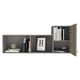 thumbnail image 4 of Repisa Flotante Esperanza Café Claro y Gris Claro Virtual Muebles, 4 of 6
