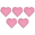 thumbnail image 1 of HUGFEGWE 5Pcs Handcrafted Faux Leather Corner Bookmark Waterproof Soft Mini Vintage Heart-Shaped Page Notebook Accessory CJB91-52799, 1 of 7