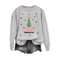 thumbnail image 2 of EGNMCR Chandails en Molleton à Capuche pour Femmes, Chandails en Molleton pour Femmes, Chandail à Capuchon Décontracté à Manches Longues de Noël Mode Décontractée à Manches Longues Col Rond Imprimé Chandails en Molleton Blouse pour Femmes, 2 of 4