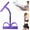 Purple, variant on Home Gym Arm & Waist Training Pedal Band,4-Tube Resistance Foot Pedal Puller for Full Body Workout, Strength Training Equipment for Home & Office