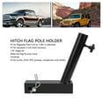 thumbnail image 3 of Hitch Flag Pole Holder, Wide Application Truck RV Hitch Flag Pole Mount High Hardness  for 2 Inch Hitch Receiver, 3 of 7