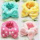 thumbnail image 3 of Bandana de Cuidado Facial con Gran Lazo, Diseño de Rayas Moradas y Blancas, Ideal para Spa, Yoga y Maquillaje, Suave y Elástica para Adultos y Niños., 3 of 6