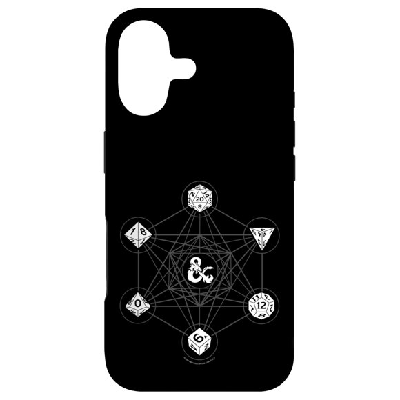 Funda Dungeons & Dragons 6 Mystic Dice Icons Logo iPhone 17