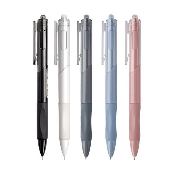 Fine Point Gel Pens, 0.5mm, Smooth Writing Perfect for Journaling, Note Taking Gift Set (Pack of 5) As Shown