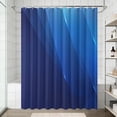 thumbnail image 2 of 72x72 Inch Fabric Shower Curtain Waterproof Polyester, Abstract Geometric Print, 2 of 6