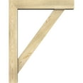 thumbnail image 3 of Ekena Millwork 6"W x 30"D x 38"H Traditional Block Rough Sawn Bracket w/ Offset Brace, Douglas Fir, 3 of 25