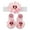 Pink Design, variant on Disney Minnie Mouse Headband Flower Headwrap and Booties Gift Set for Baby Girls, Ages 0-12 Months