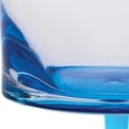 thumbnail image 4 of Set of Four Clear and Blue Acrylic Stemmed All Purpose Wine Glass, 4 of 5