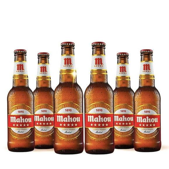 Cerveza Mahou 5 Estrellas Pilsner 330ml C/u