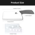 thumbnail image 5 of Ceramic Knife Kitchen Utility Knife 7 Inch Fruit Vegetable Slicing Knife Meat Cleaver Household Chef Knives Cutter with Sheath White Blade Rust Proof (Grey), 5 of 6