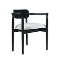 thumbnail image 5 of Jofran Linden Mid-Century Upholstered Dining Chair with Sculpted Back/Arms (Set of 2), 5 of 5