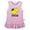 Pink Sleeveless Dresses, variant on iDzn Lemon Fresh Lemonade Novelty Dresses For Baby, Newborn Babies Skirts, Infant Princess Dress, 0-24M Kids Graphic Clothes (Pink Sleeveless Dresses, 12-18 Months)