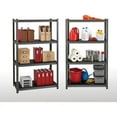 thumbnail image 6 of Lorell, 3,200 lb Capacity Riveted Steel Shelving, 1 Each, Black, 6 of 7