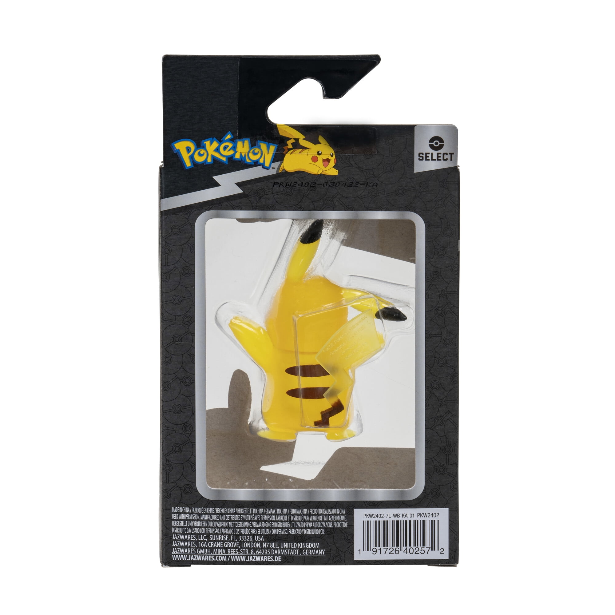 Pokemon Pikachu Select Translucent Battle Figure - 3-inch Pikachu Battle Figure from Translucent Material