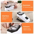 thumbnail image 3 of HeeHom Electric Knife Sharpener for Home & Kitchen, One-Click USB-Powered Automatic Knife Sander, 5 Seconds for Quick Sharpening Perfect for Chefs, Campers & Home Cooks, 3 of 7