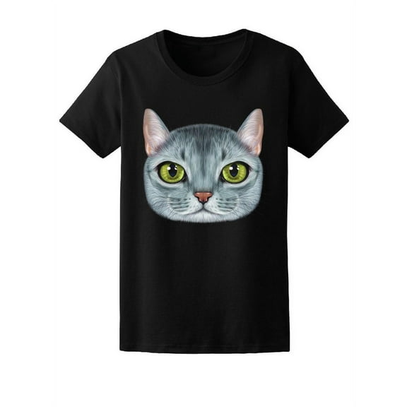 Portrait Of Abyssinian Cat T-Shirt Women -Image by Shutterstock, Female Large