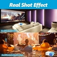 thumbnail image 4 of Mini - projector, 1080p portable Video Projector, outdoor Cinema Projector, LED home cinema Projector, (blue), 4 of 4