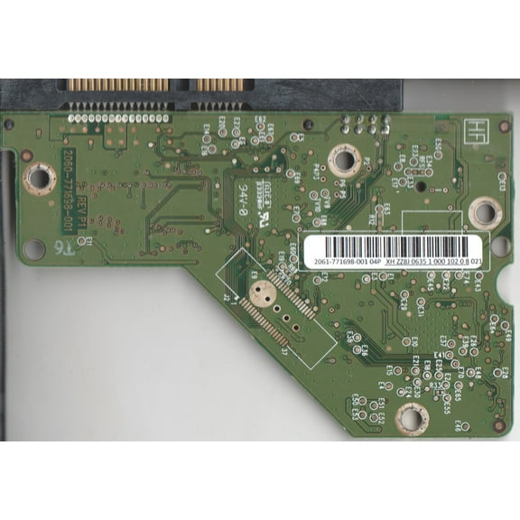 WD10EARS-00MVWB0, 2061-771698-001 04P, WD SATA 3.5 PCB