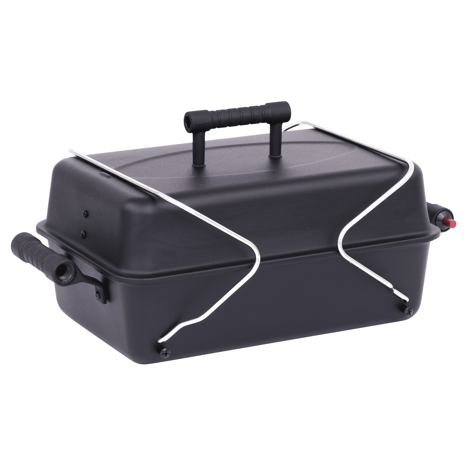 Charbroil 1-Burner Deluxe Portable Propane Gas Table Top Grill, Black