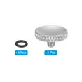 thumbnail image 3 of Unique Bargains Shutter Release Button Soft Shutter Release Button Copper Camera Shutter Button Knurled, Silver 4 Pack, 3 of 6
