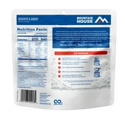 (2 pack) Mountain House Biscuits & Gravy, Freeze-Dried Camping & Backpacking Food, 2 Servings