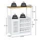 thumbnail image 1 of Gabinete Bar para Vinos con Rack y Porta Copas, Moderna Cava con Puerta de Malla, Buffet Industrial para Bar en Casa, 1 of 7