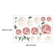 thumbnail image 3 of Naiovety Pegatina de pared de flores, calcomanía de estilo elegante, papel tapiz artístico para el hogar y la Oficina, póster de fondo de sofá de PVC, Decoración del hogar Tipo 1 Naiovety HA077073-01, 3 of 6