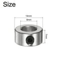 thumbnail image 2 of 12Pack Set Screw Shaft Collars 8mm ID Gear Stopper Wheel Collar with Hex Wrench, 2 of 5